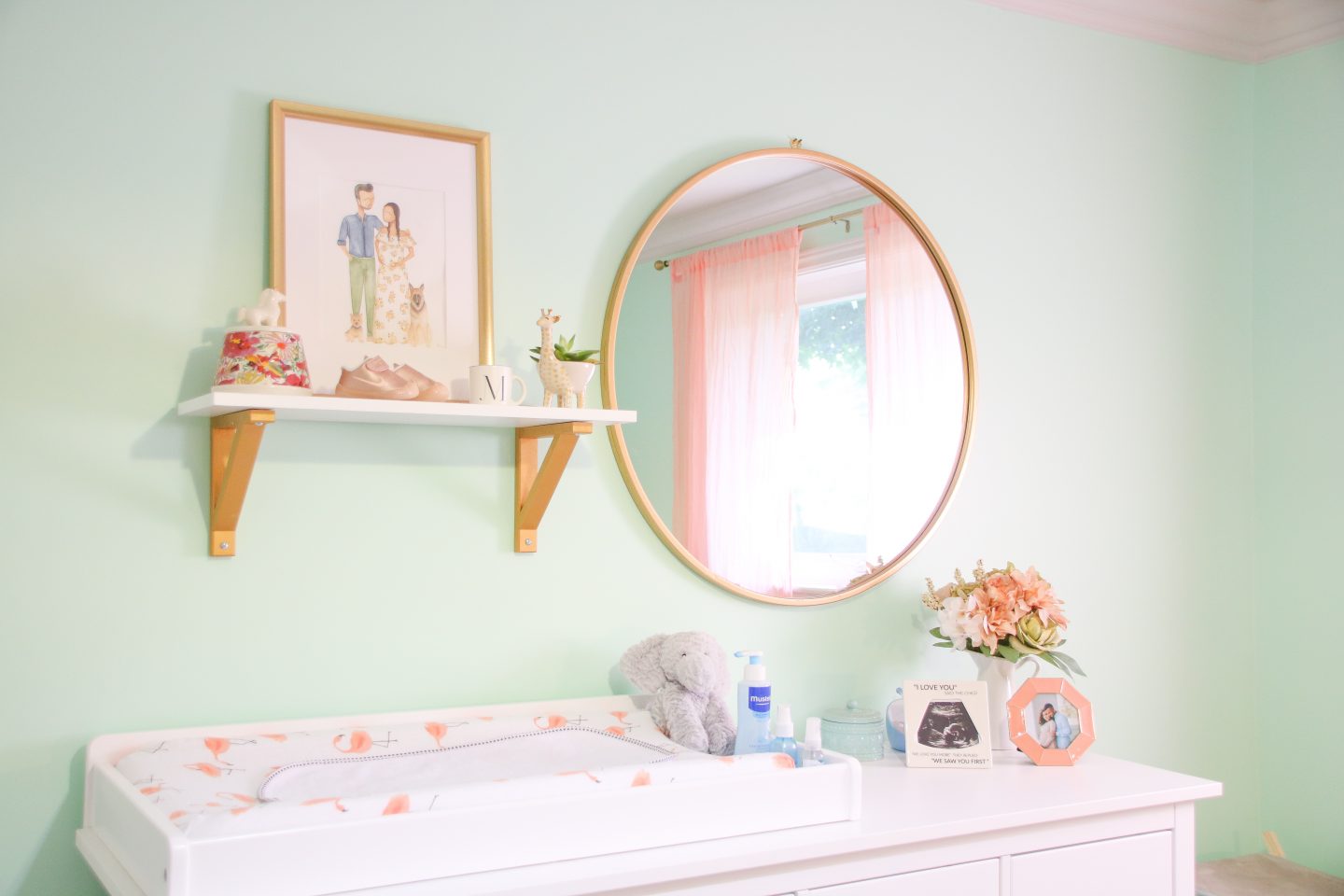 peach mint gold nursery